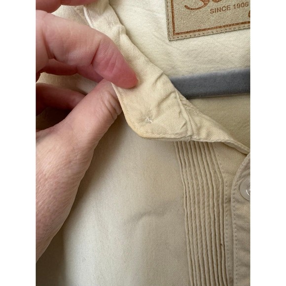 Scully western half placket Shirt cream size XL - Picture 6 of 6